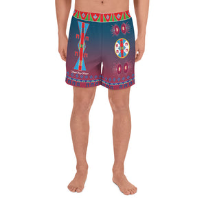 Patience Men's Blue Recycled Athletic Shorts