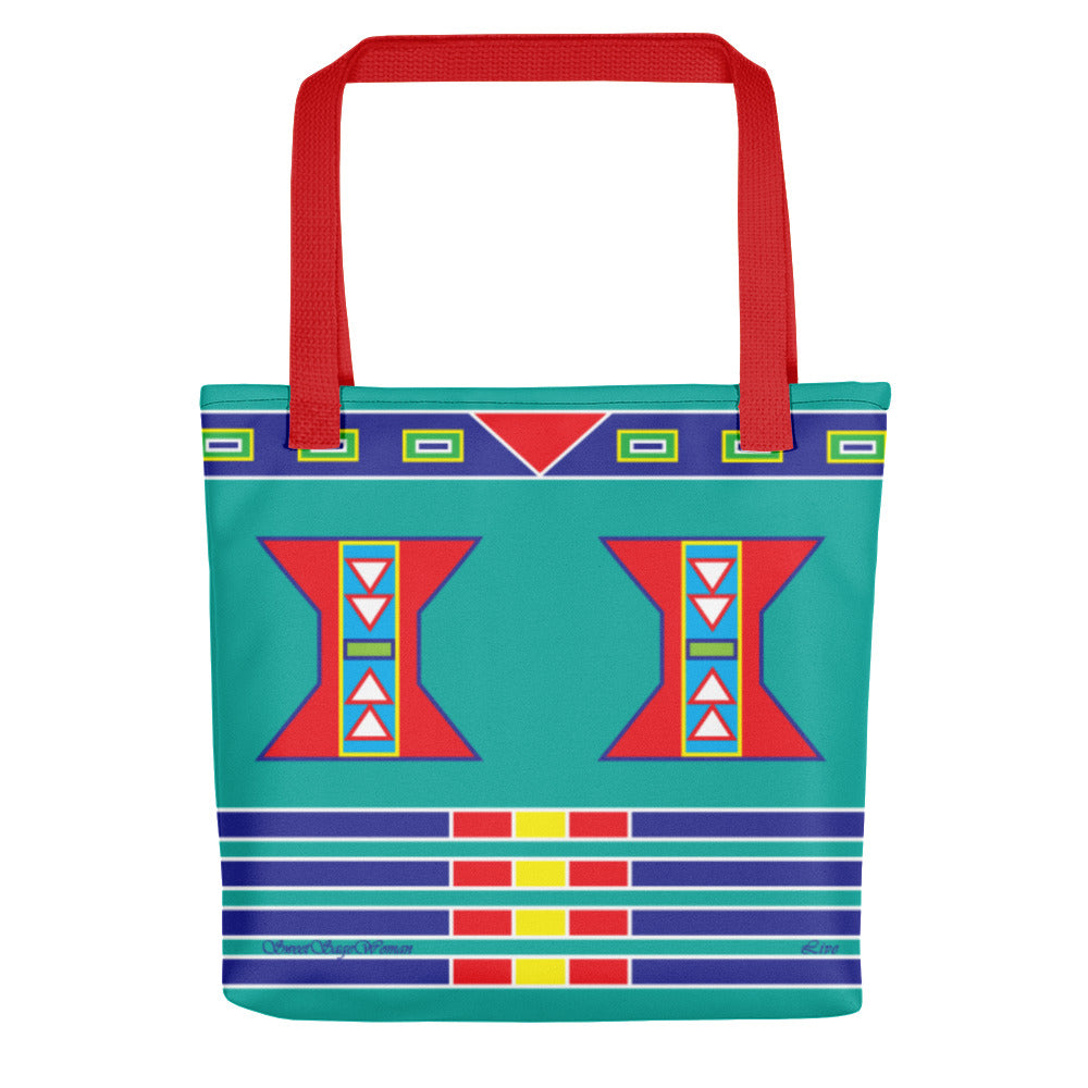 Live Turquoise Tote bag