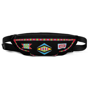 Shipite Black and Red "I am Fearless" Fanny Pack