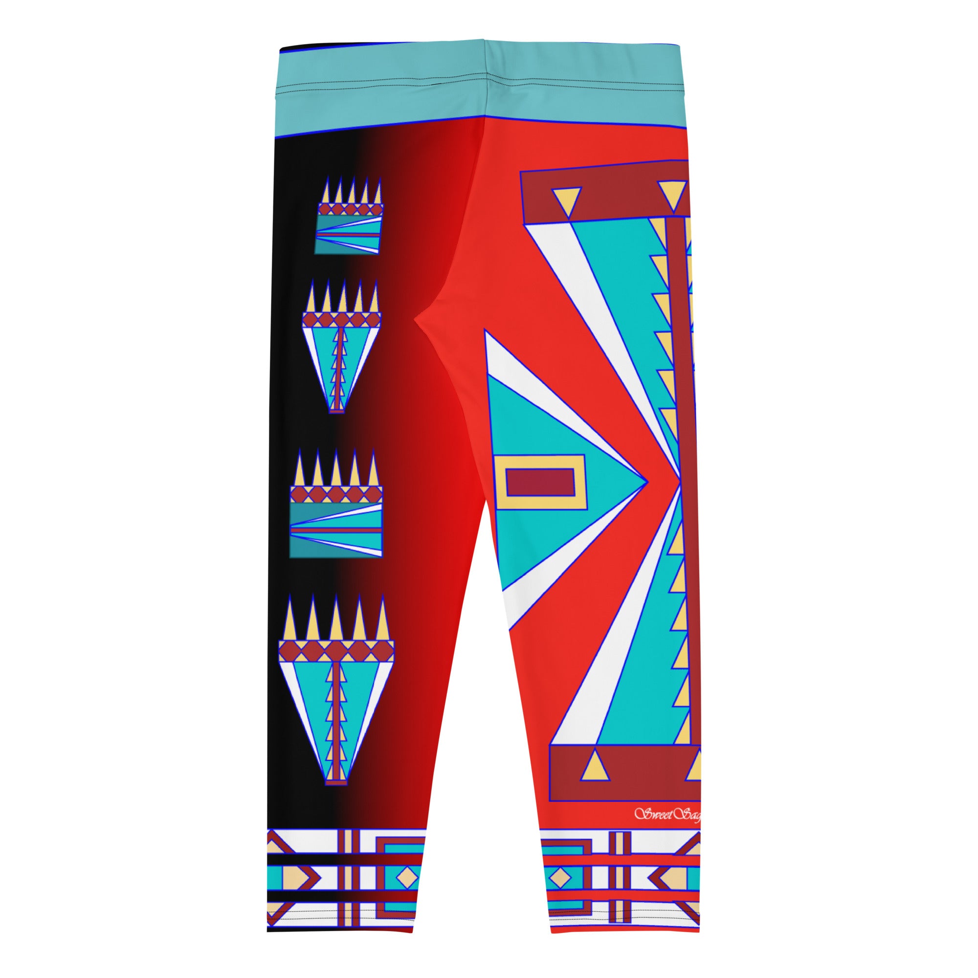 Courage Red Capri Leggings