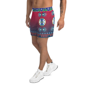 Patience Men's Magenta Recycled Athletic Shorts