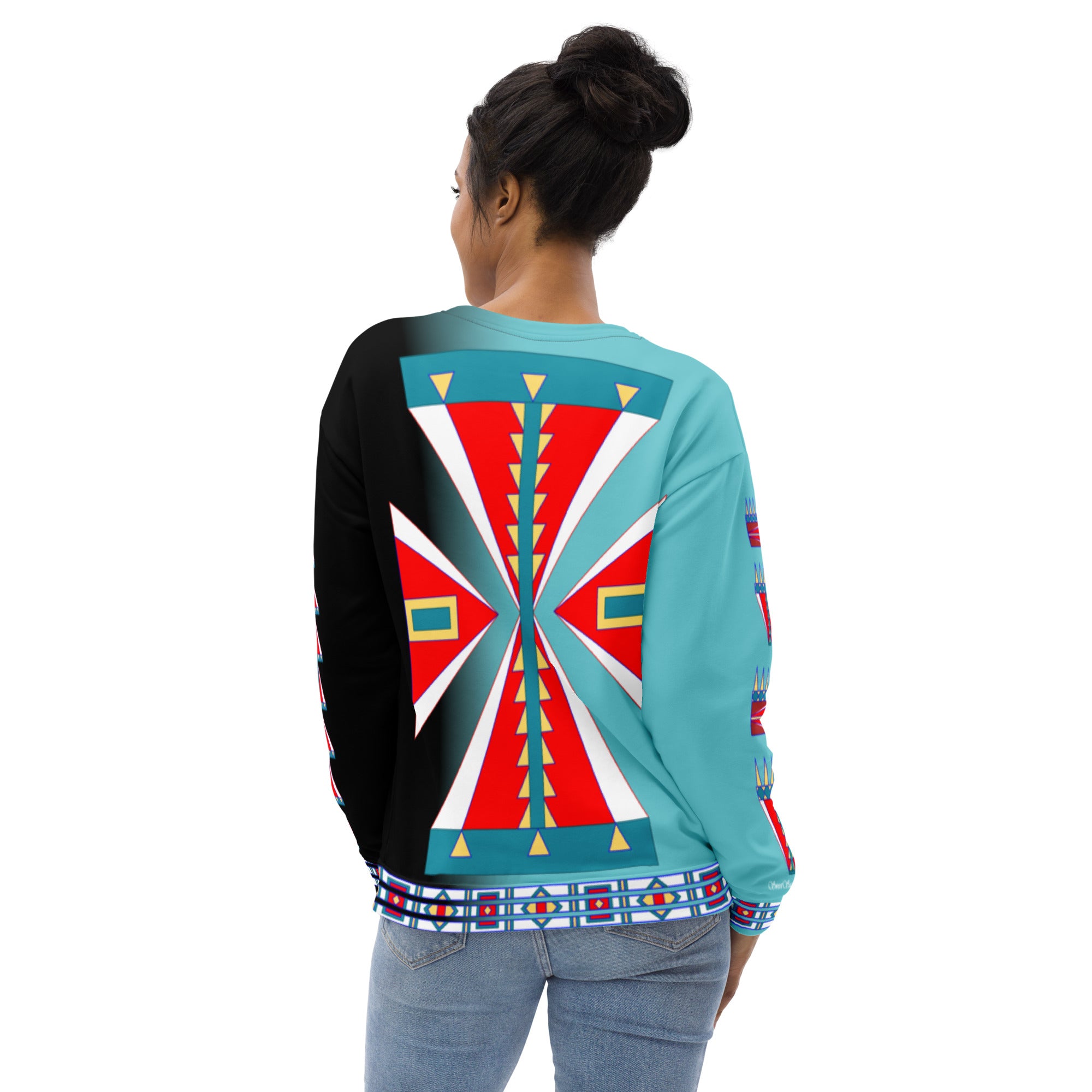 Courage Turquoise Unisex Sweatshirt