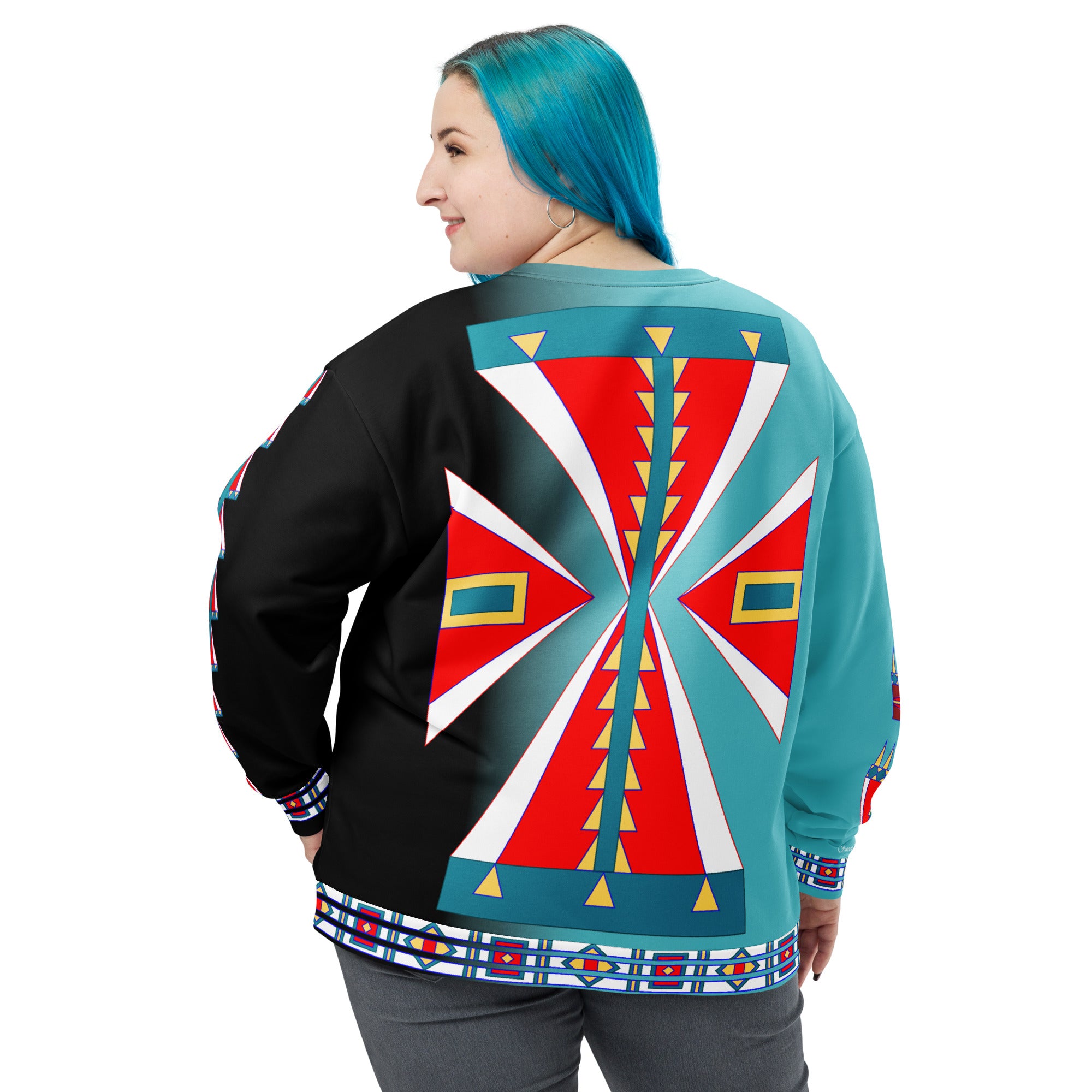 Courage Turquoise Unisex Sweatshirt