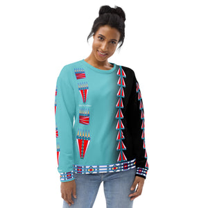 Courage Turquoise Unisex Sweatshirt