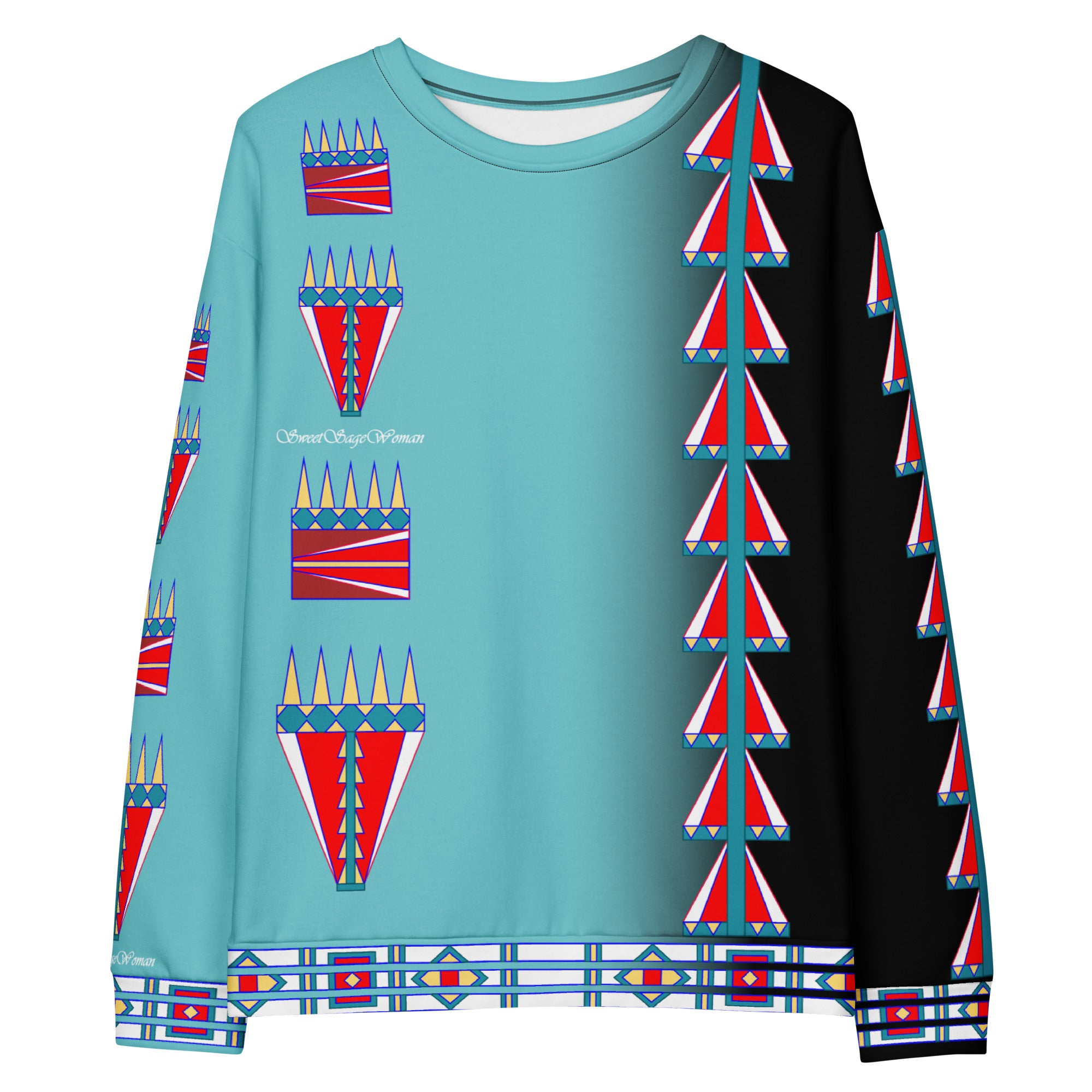 Courage Turquoise Unisex Sweatshirt