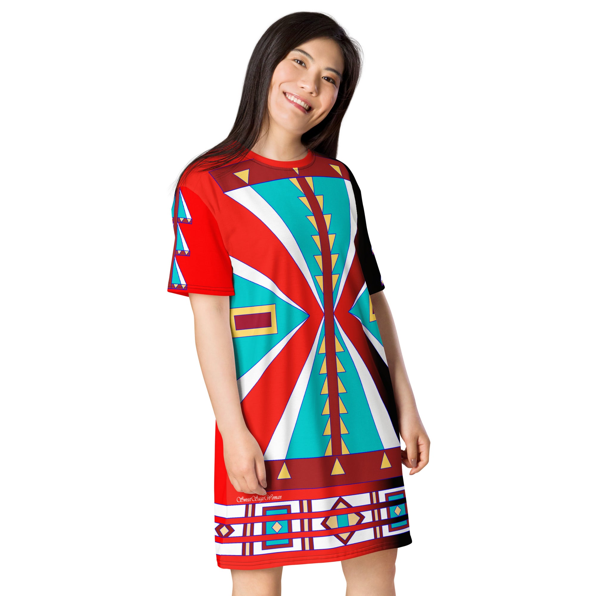Courage Hisshe T-shirt dress – Sweet Sage Woman