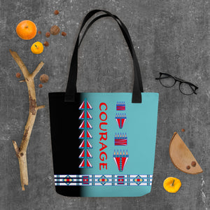 Courage Blue Tote bag