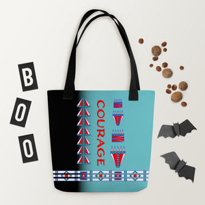 Courage Blue Tote bag