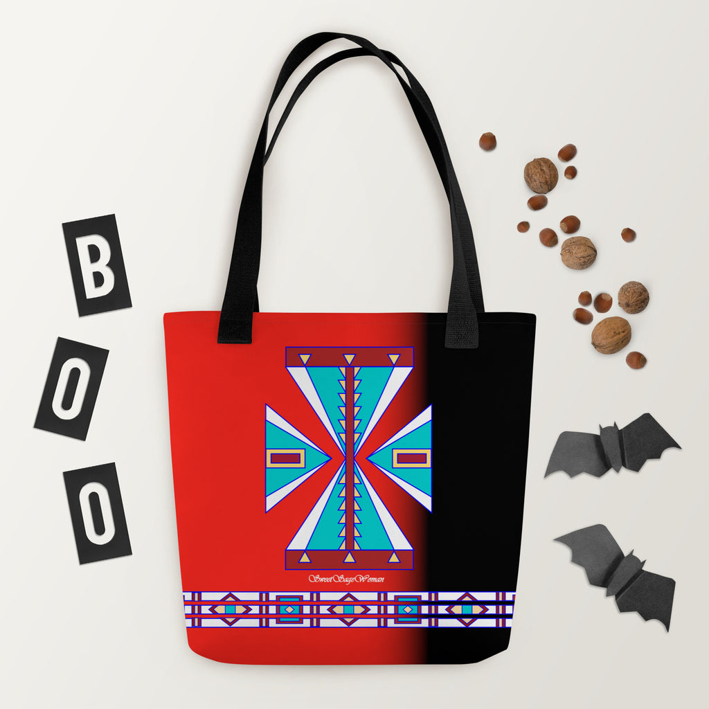 Courage Red Tote bag