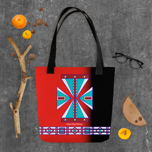 Courage Red Tote bag