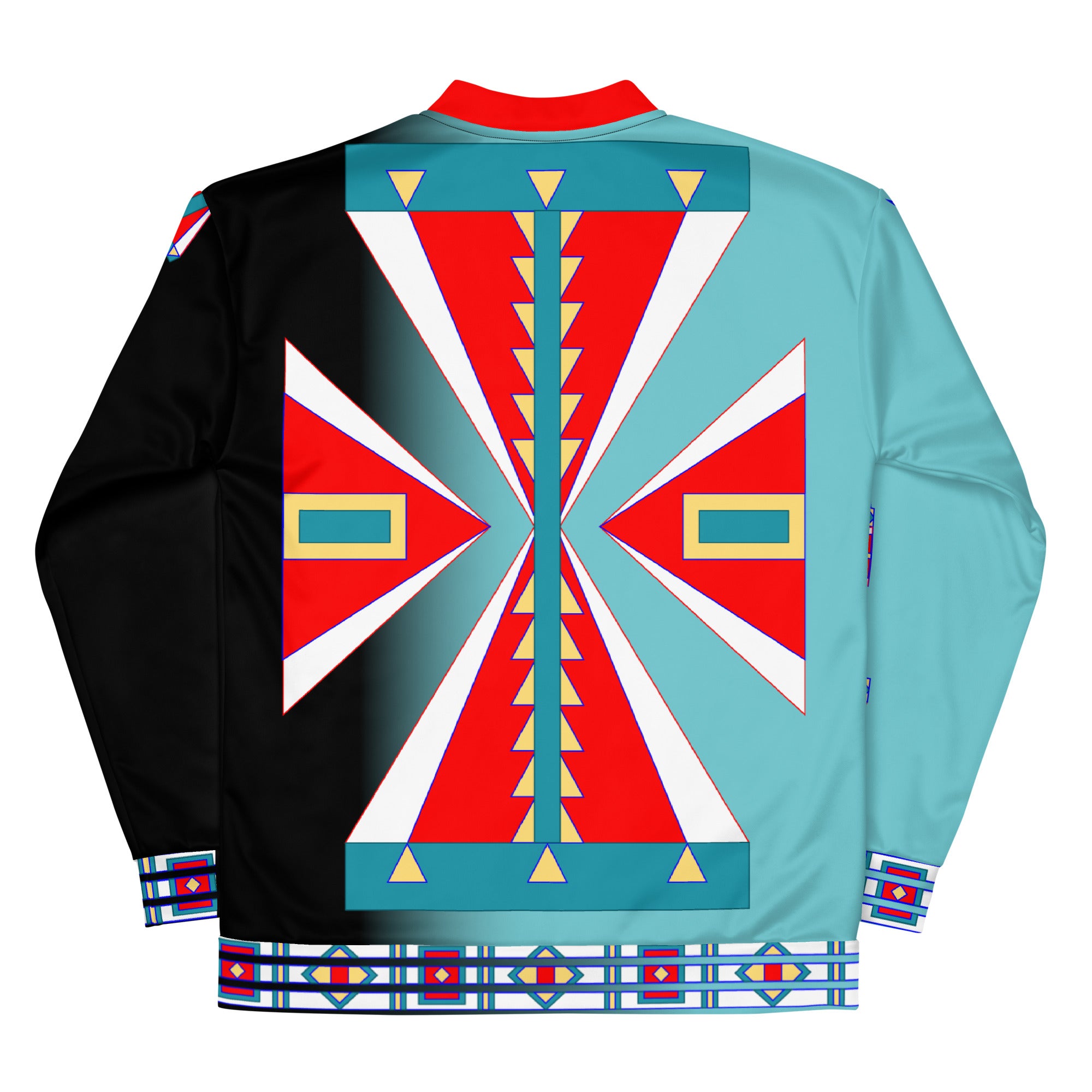 Courage Turquoise Unisex Bomber Jacket