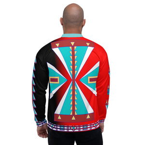 Courage Red Unisex Bomber Jacket