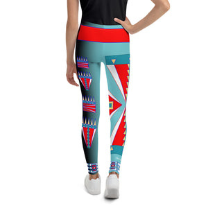 Courage Blue Youth Leggings