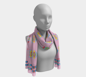 Hiitche "Pink I am fearless" SweetSageWoman Scarf