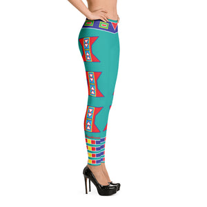 Live Turquoise Leggings