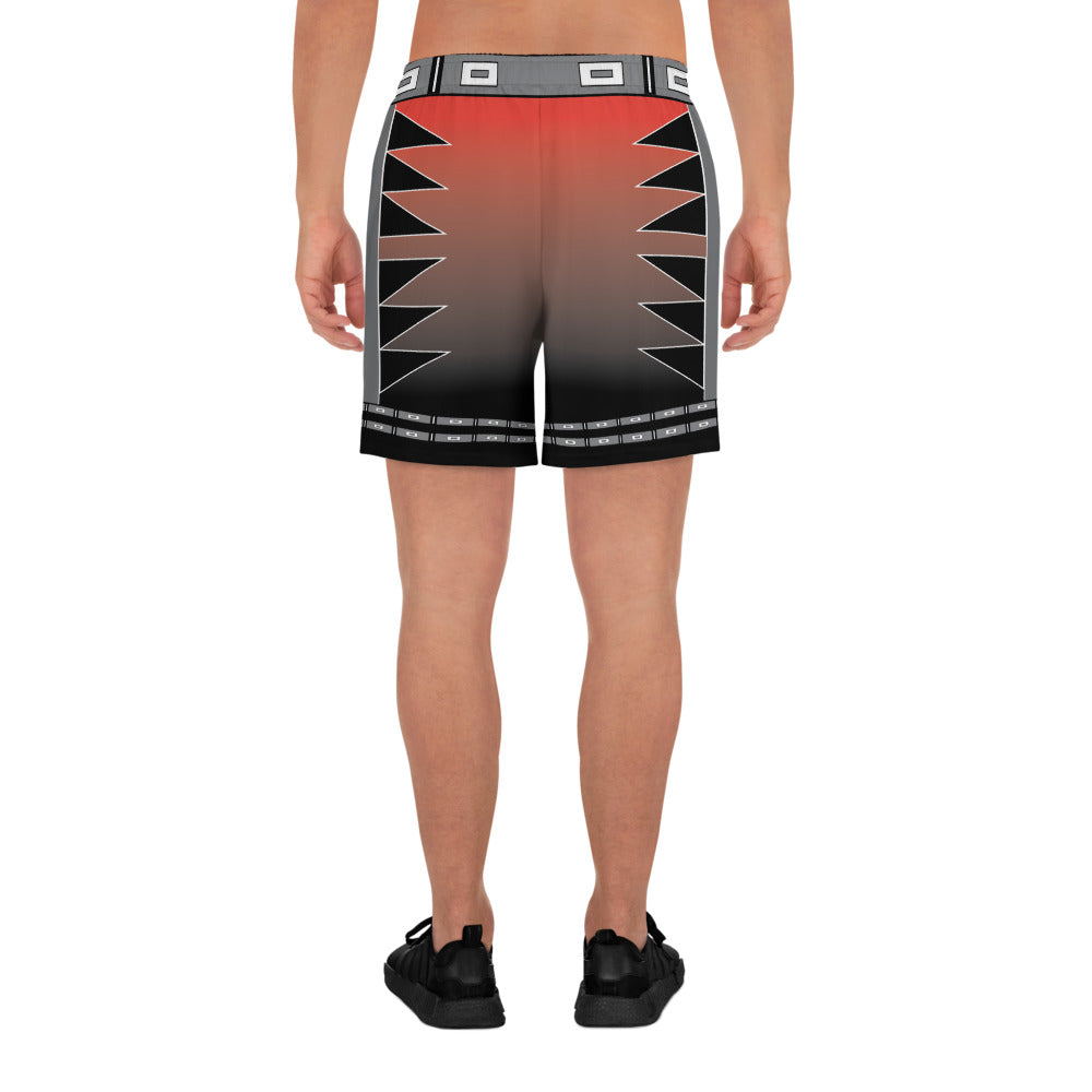 Centered Orange Fade Shorts