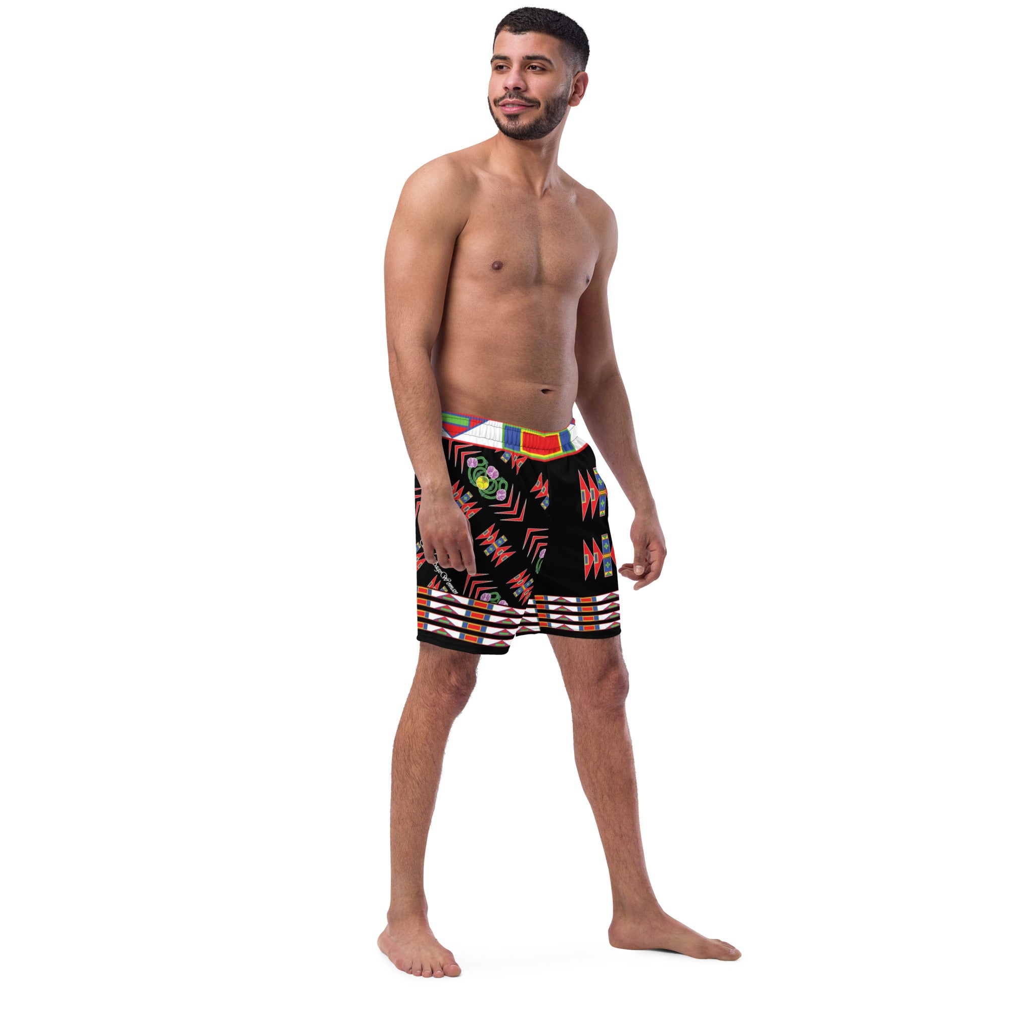 Gratitude Men's Black swim trunks