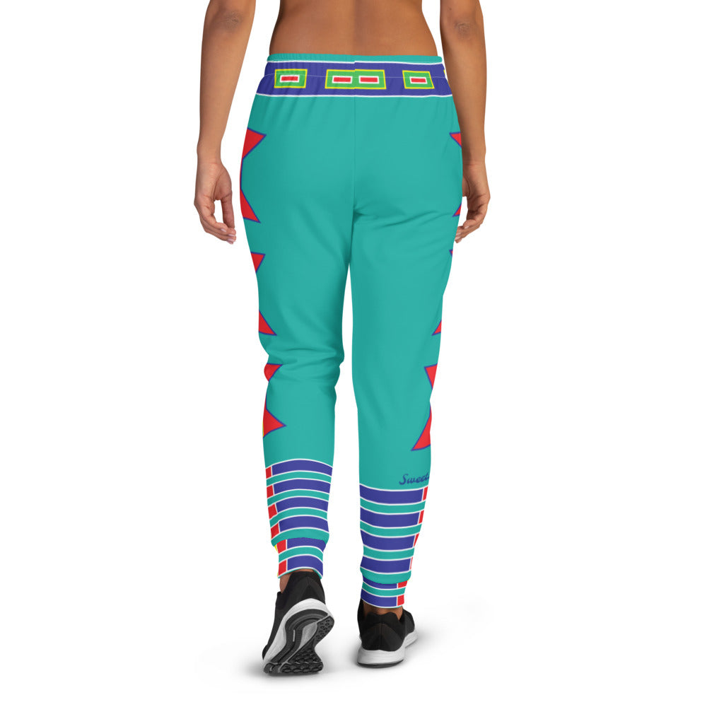 Live Turquoise Women's Joggers