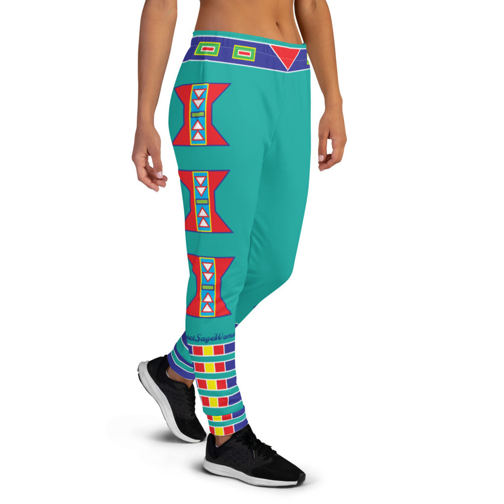 Live Turquoise Women's Joggers