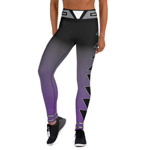 Centered Purple Fade Yoga Leggings