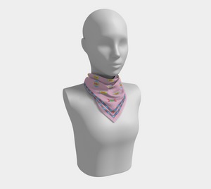 Hiitche "Pink" SweetSageWoman Square Scarf