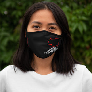 Apsaalooke Black Polyester Face Mask