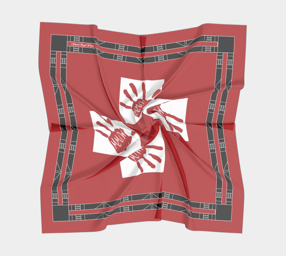 MMIW Red Square Scarf