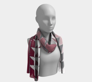 CENTERED Maroon Fade Scarf