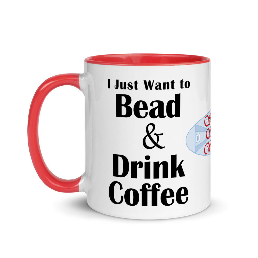 Bead & Drink Coffee Mug with Color Inside