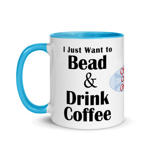 Bead & Drink Coffee Mug with Color Inside