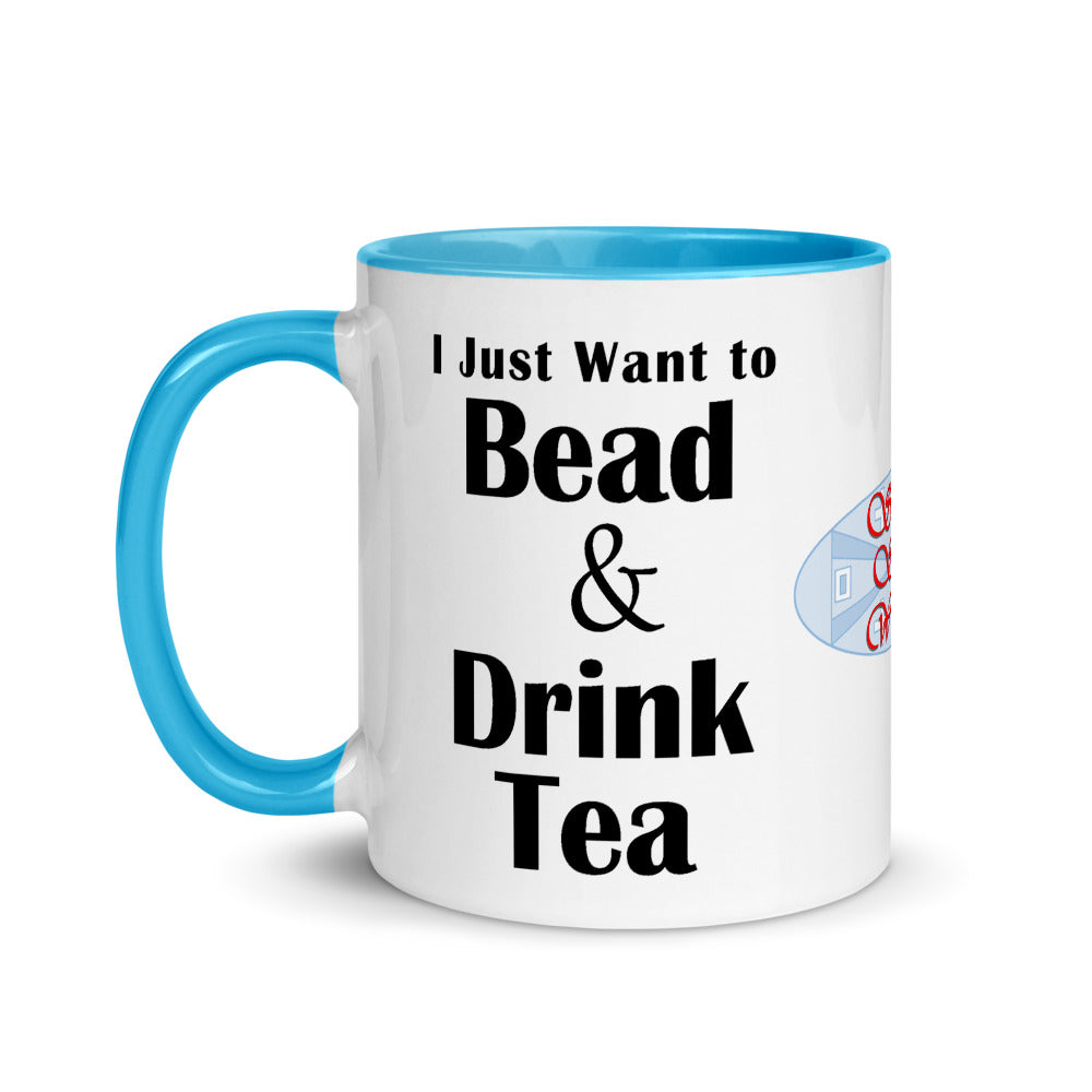 Bead & Drink Tea Mug with Color Inside