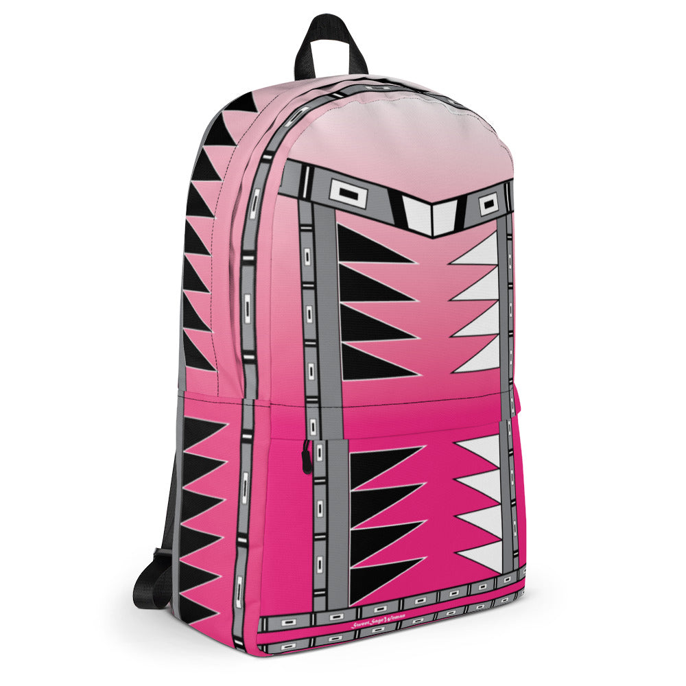 Centered Pink Fade Backpack