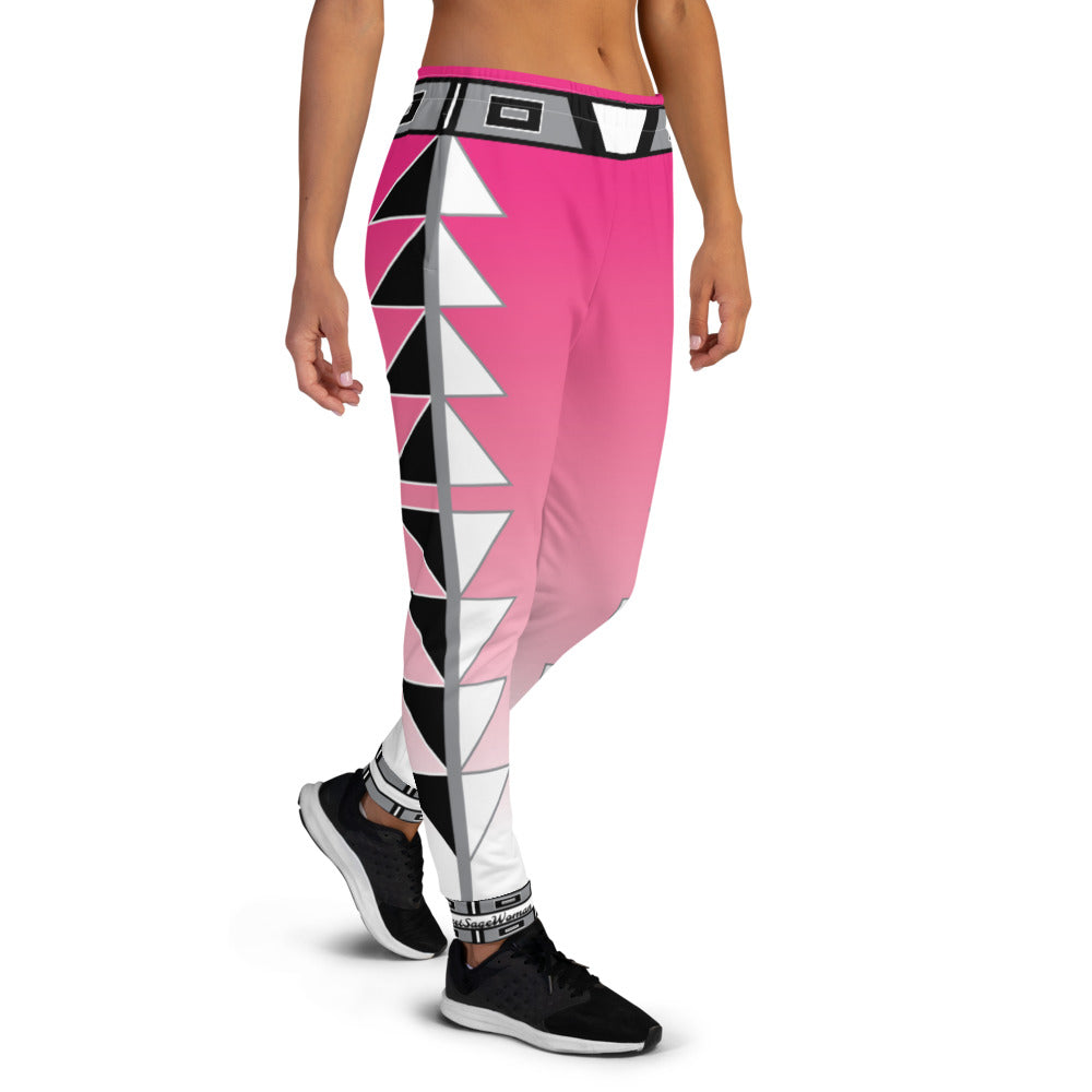 Centered Pink Fade Women's Joggers