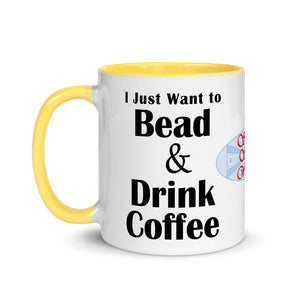 Bead & Drink Coffee Mug with Color Inside