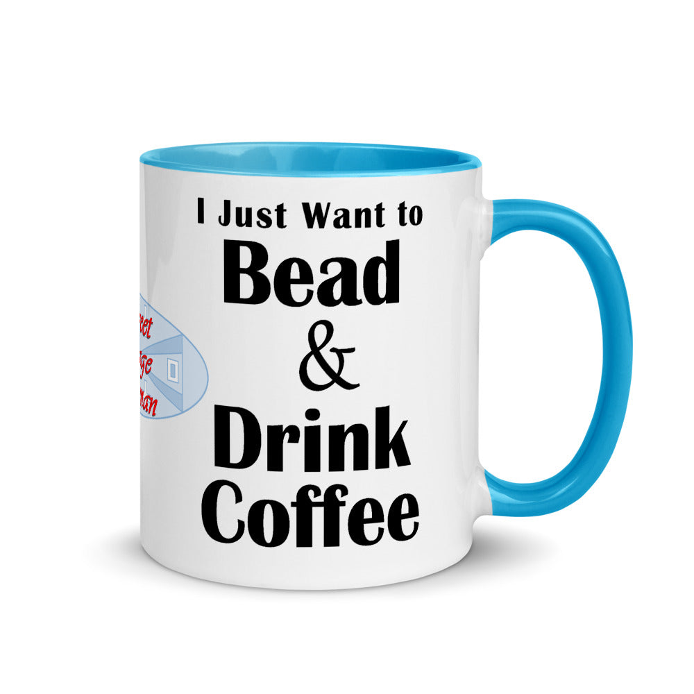Bead & Drink Coffee Mug with Color Inside