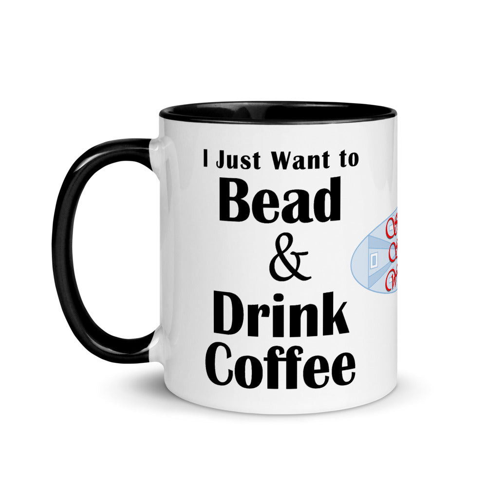 Bead & Drink Coffee Mug with Color Inside