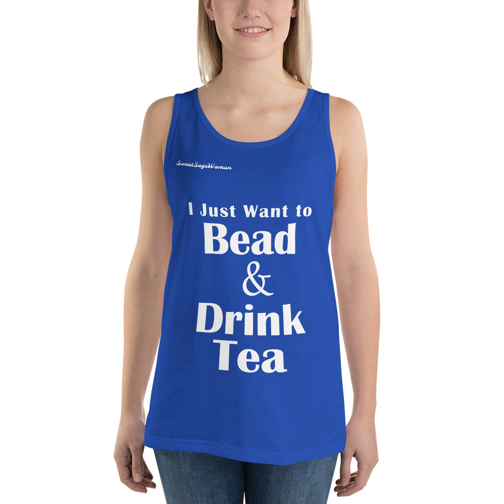 Bead & Drink Tea Unisex Tank Top