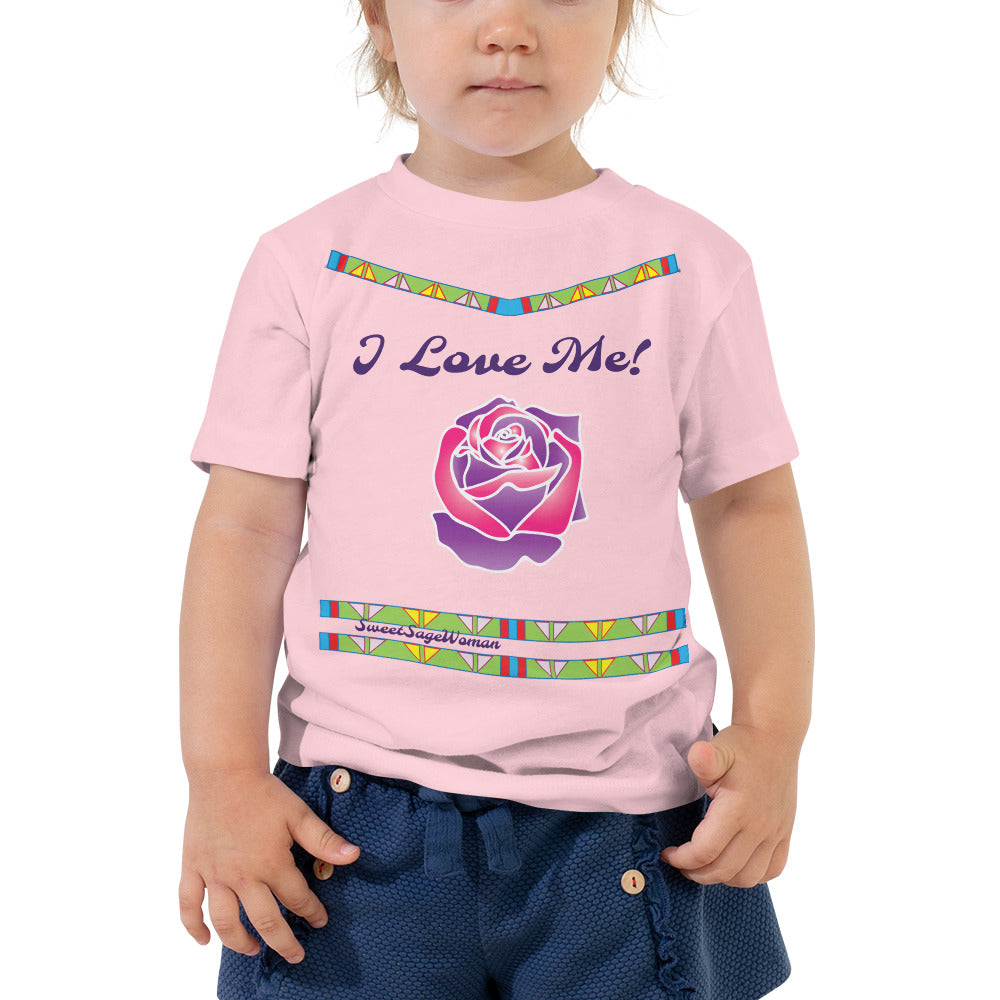 "I Love Me!" Toddler Short Sleeve Tee