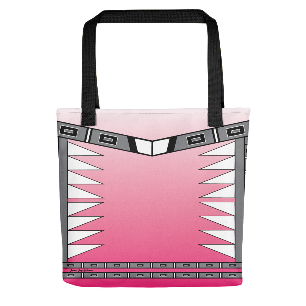 Centered Pink fade Tote bag